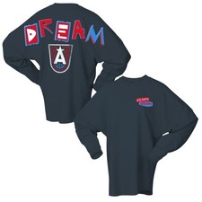 Women's Spirit Jersey Charcoal Atlanta Dream Patches Oversized Long Sleeve
