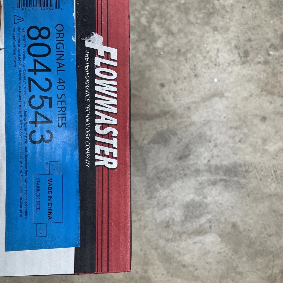 Silenciador Flowmaster Original Serie 40 409 Inoxidable 2.5" O/O 8042543 Foto 3 de 3