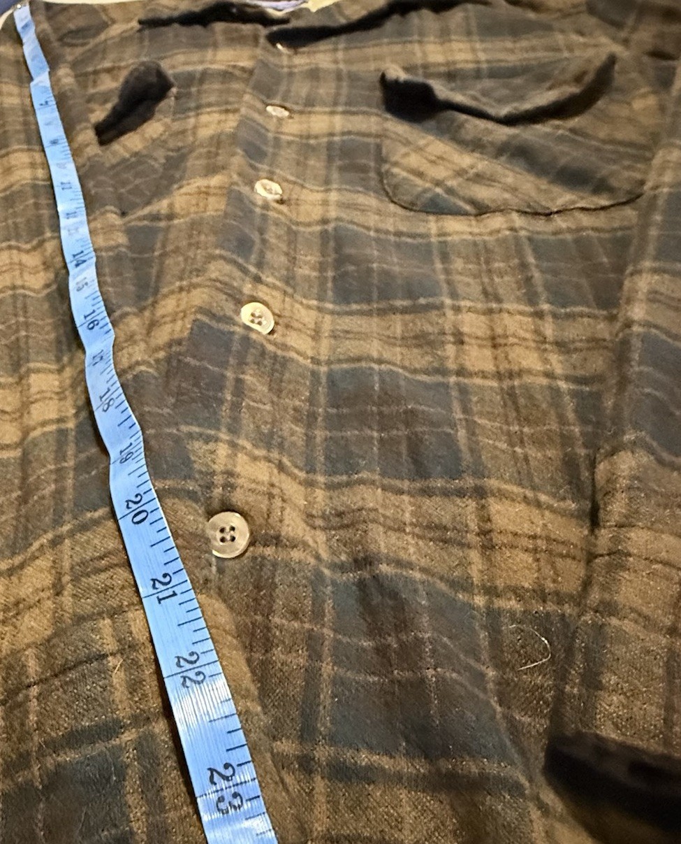 Vintage Pendleton Loop Collar Wool Board Shirt Pl… - image 11