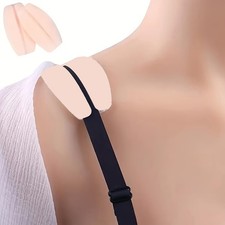4Pairs Comfortable Silicone Bra Strap Pads Suitable fits Sports and Everyday Use