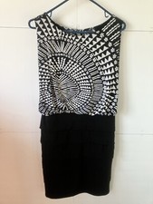 Enfocus Studio Ladies Size 8 Sleeveless Multi Color Midi Dress