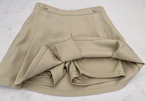 Lot Of Girls School Uniform Pants T-shirt Skirt Tan Size 5 - Picture 6 of 13