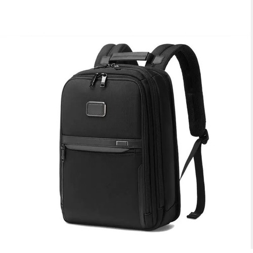 TUMI Alpha 3 Slim Backpack Black FXT Ballistic Nylon 2603581D3 Travel Bag Large
