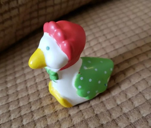 1983 STRAWBERRY SHORTCAKE Gooseberry Duck Friend PET Rubber Figure - Picture 2 of 4