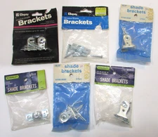 Group New Vintage Unused Sealed Window Shade Brackets