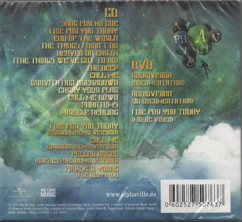 Alphaville Catching Rhys On Giant CD & DVD NEU Song For No One The Deep - Bild 2 von 2