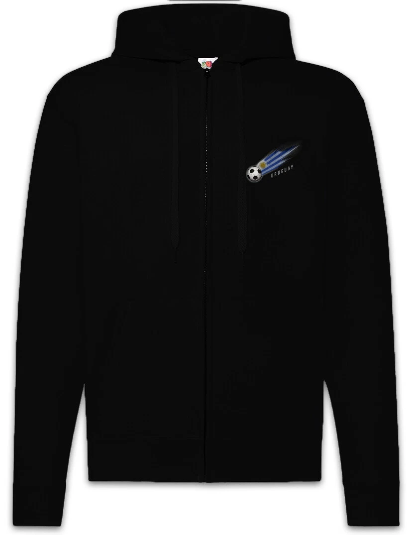 Uruguay Football Comet I Zipper Hoodie uruguayan Soccer Flag World Championship