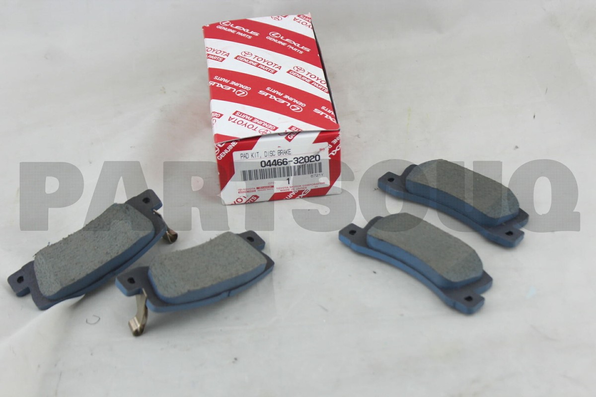 0446632020 Genuine Toyota PAD KIT, DISC BRAKE, REAR 04466-32020 | eBay