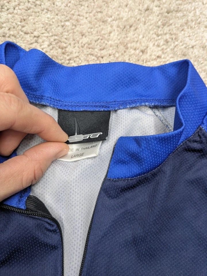 GT молодежи большой 3/4 четверти молнии синий SSCycling Джерси карман велосипед дороги горы - Изображение 3 из 4