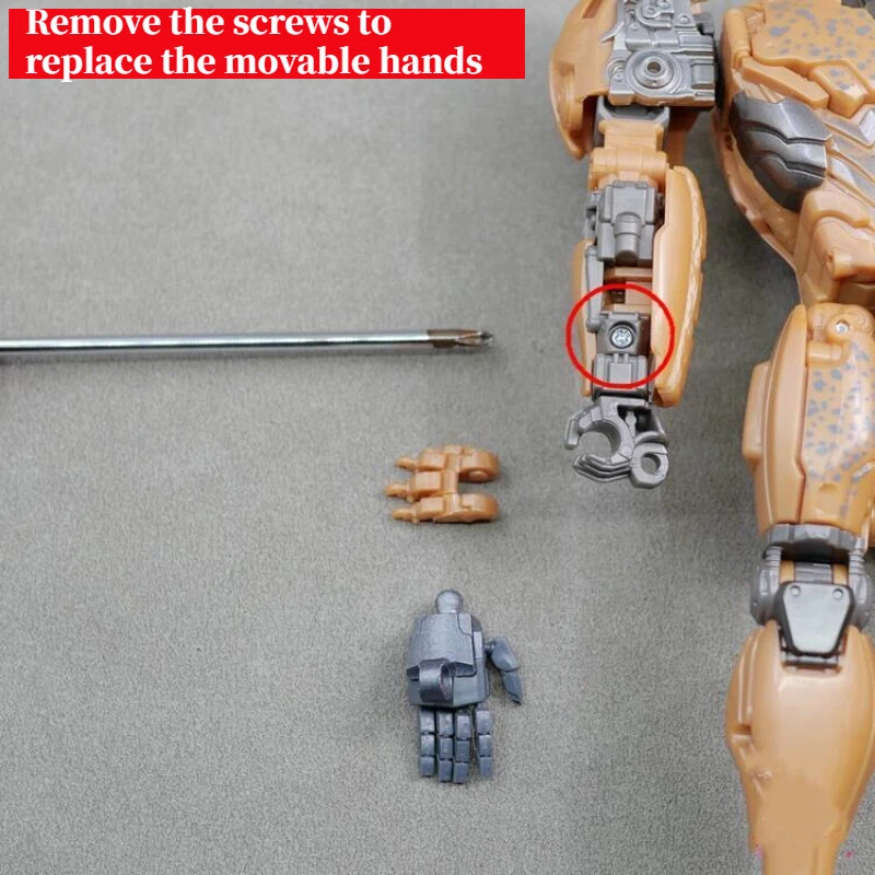 For SS-98 Cheetor Upgrade Kits  Replacement Foot Movable Hands Spear Weapon-TIM - Image 2 of 4