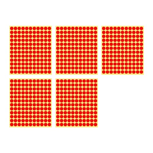 16 Colours Sticker Dots 8/13/25/50mm Adhesive Round Labels for Scrapbooking AU - Picture 124 of 203