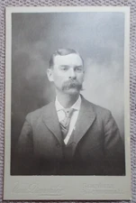 Litchfield Illinois Carlinville Cabinet Portrait from Van Deventer Studio MAN