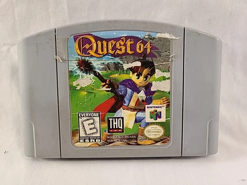 Nintendo N64 Quest 64 (Nintendo 64, 1998) AUTHENTIC Cartridge Only Tested
