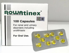 Rowatinex 100 Capsules for Renal Urinary Disorder-NEW- Free Shipping