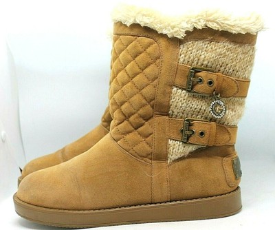 guess fur lined boots