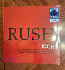 Rush Icon LP  Exclusive Colored Vinyl Cobalt Blue  New/Sealed 