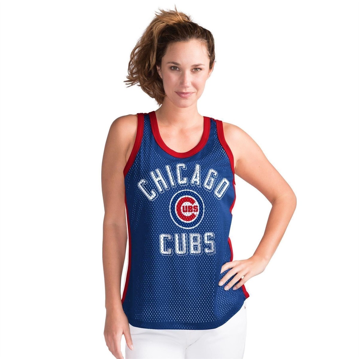 売れ筋商品|||カールバンクス カットソー トップス レディース Women's  Chicago Cubs Curveball Racerback Tank Top  Chicago Cubs Tank Top Mesh Women's Comeback Racerback Tank