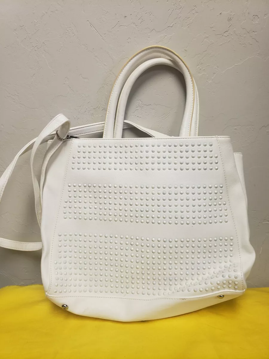 Big white purse sale