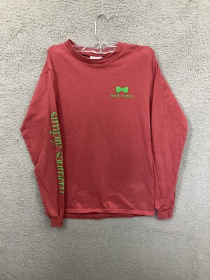 #ad Simply Southern Shirt Womens Small Red Green Christmas Long Sleeve Crew Neck $16.99