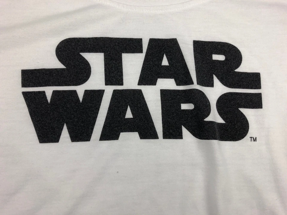 Star Wars Camisa para Dormir Logo Negro Blanco Manga Larga Pijama Mujer’s Talla L Grande Foto 2 de 4
