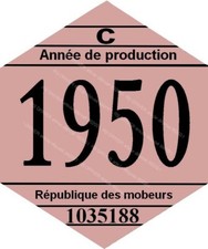 vignette 1950 pour mobylette MOTOBECANE MOTOCONFORT VAP SOLEX PEUGEOT PUCH ...