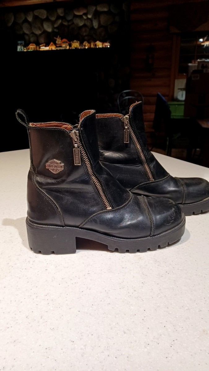 00’s Harley-Davidson ワークブーツ y2k Harley-Davidson Amherst Moto Biker Motorcycle Riding Chunky