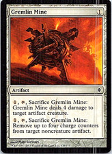 Gremlin Mine Magic The Gathering New Phyrexia Light Play