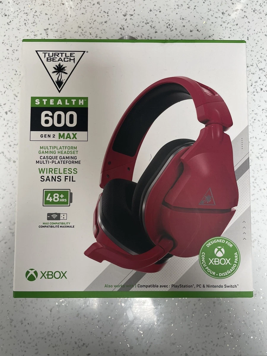 Turtle Beach Stealth 600 Gen 2 USB Red Gaming Headset Xbox