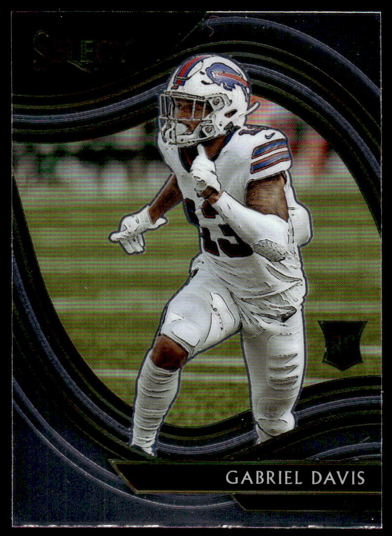 2020 Panini Select #382 Gabriel Davis FOOTBALL Buffalo Bills
