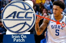 Duke ACC Patch Logo Blue Devils Final Four iron on Basketball Jersey Patch ncaa 