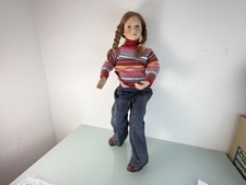 Künstlerpuppe Ruby Doll Porzellan Puppe 95 cm. Top Zustand    