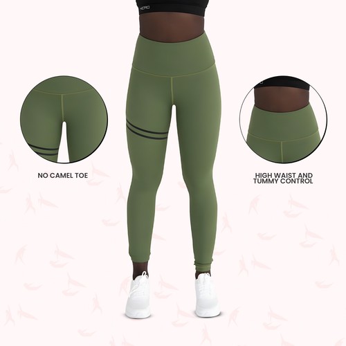 Leggings de entrenamiento de cintura alta para mujer para yoga, correr, entrenamiento máxima comodidad - Imagen 41 de 52