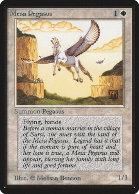 Mesa Pegasus ~ Limited Edition BETA [ Excellent ] [ Magic MTG ]