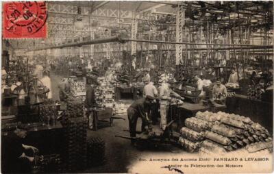 CPA PARIS (15. Jh.) PANHARD & LEVASSOR Atelier de Manufacation des Moteurs (536838)