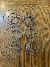 Bed Springs Hourglass Craft/ Metal Art / Steampunk  (Used) Qty-6 Free Shipping!