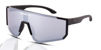 O'Neill Sonnenbrille Herren polarisiert ONS-9038 2.0 104P SIL Mt schwarz/silber Flash