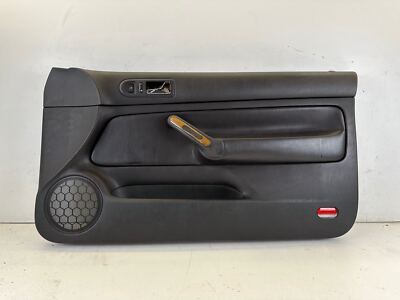 VW GOLF1 カブリオレ リプロダクト ドア内張 BLACK VW Golf GTI Right Front 2 DR Leather Door Card Panel Black MK4 00