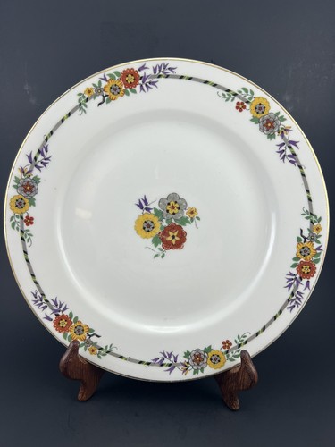 Tressemanes & Vogt Limoges TRV192 Set of 2 Dinner Plates 9 3/4" Discontinued - Picture 5 of 7
