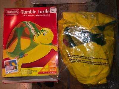 Playskool Infant Tumble Turtle  Inflatable Toy With Ball Inside New Old Stock