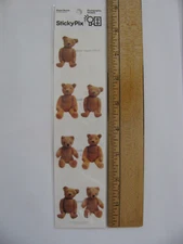 Paper House Sticky Pix Stickers TEDDY BEARS