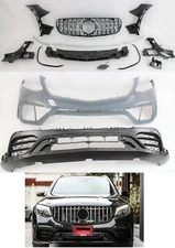 GT GTR Style front bumper cover grille set fits 2014 -19 MB GLC 300 43 AMG X253