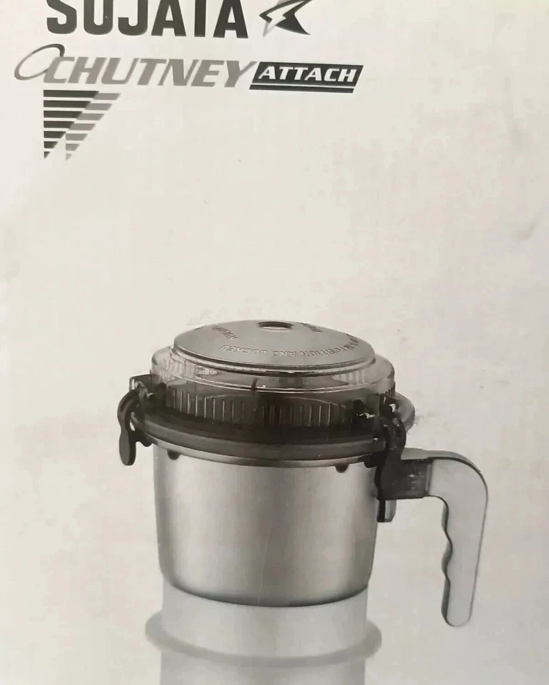 MARCA SUJATA MEZCLADORA MOLINILLO TARRO DE ACERO, (CHUTNEY) 500 ml Foto 2 de 4
