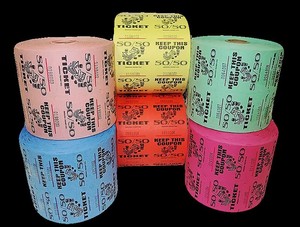 50 50 tickets roll