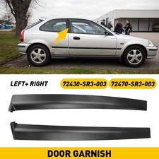 For Honda 92-95 Civic Lhrh Door Garnish Trim Pillar Sash 2dr 3dr 72470-sr3-003 For Honda 92-95 Civic Lhrh Door Garnish Trim Pillar Sash 2dr 3dr 72470-sr3-003