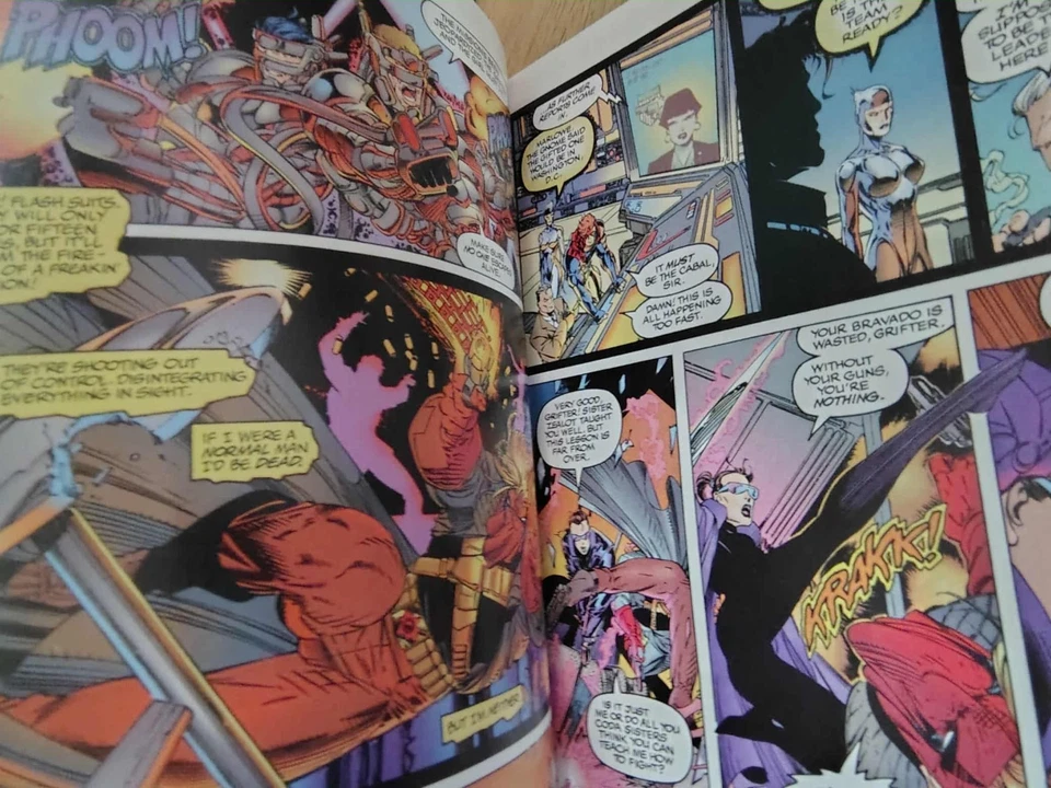 Wildcats Compendium (1993) Imagen Cómics Novela Gráfica Jim Lee Comercio Libros de bolsillo Foto 2 de 3
