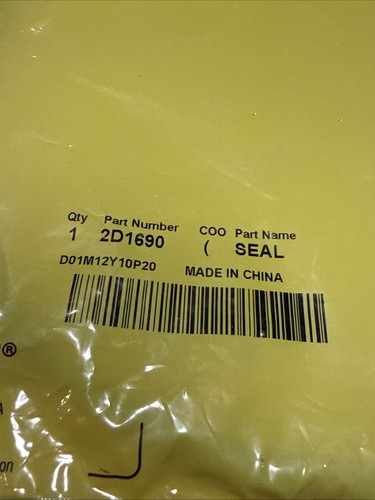 Genuine Cat O-Ring 2D1690 OEM NOS Caterpillar - Picture 2 of 3