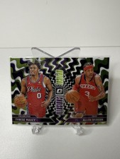 2024-25 Panini Donruss Optic Tyrese Maxey And Allen Iverson Optical Illusions #3