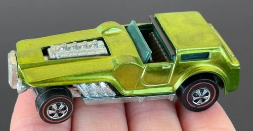 Vintage Hot Wheels Redline 1971 Light APPLE Green The Hood HK - TOP SHELF! BAM!