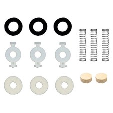 Brass Instrument Maintenance Set Trumpet Felt Washer Cork Pad Piston for Trumpet