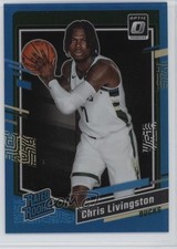 2023 Panini Donruss Optic Rated Rookie Aqua Prizm 50/249 Chris Livingston 1t4l